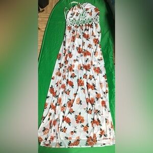 Allie rose by orange flower dress